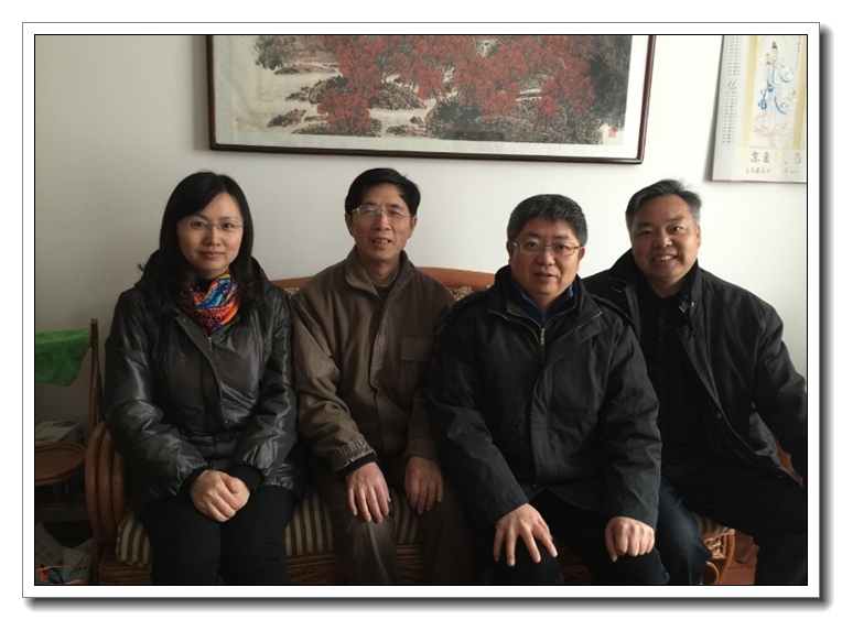 看望原民革江苏省委副主委、南京市委主委陈圻教授