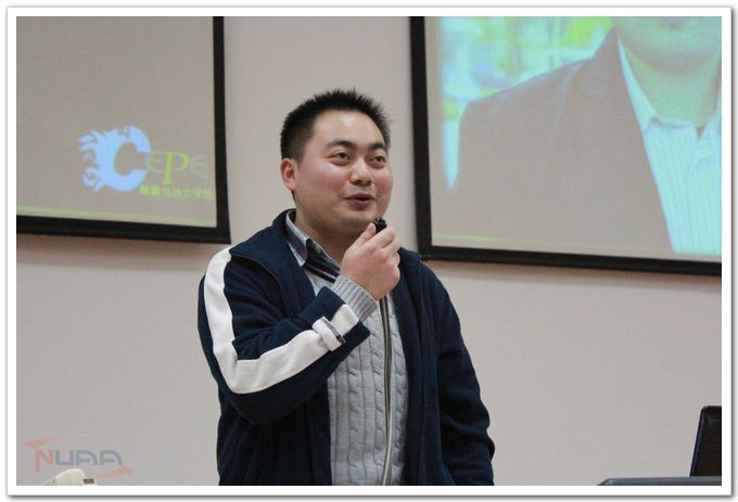 勤学笃行代表黄河峡同学发言